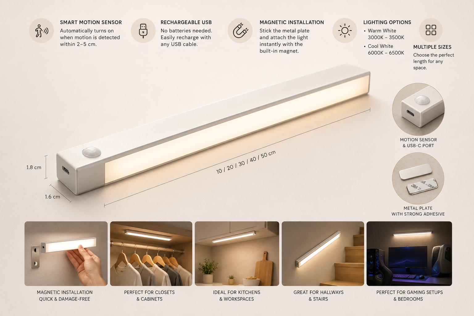 MagnaGlow™ Motion Light
